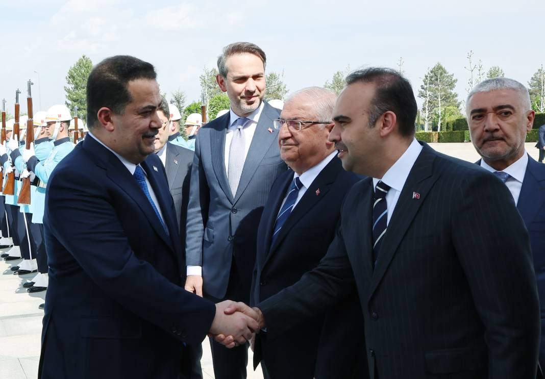 Irak Başbakanı Ankara’da! Külliye’de resmi tören: Sudani’den güç birliği mesajı... - Resim: 26